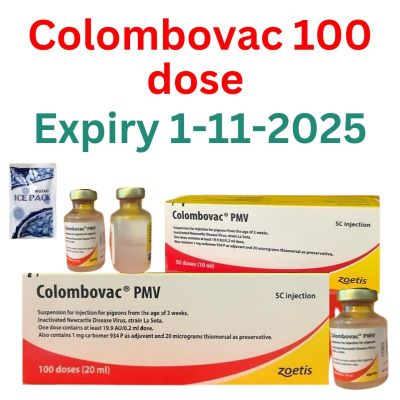 Colombovac PMV Paramxyo Pigeon Vaccine 100 dose