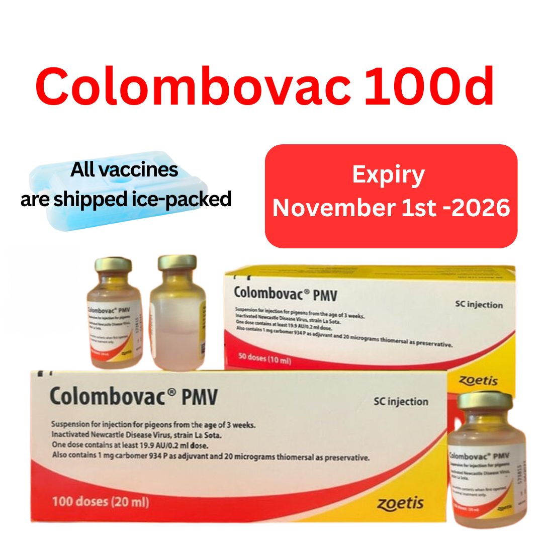 VACCIN CONTRE LE PARAMYXOVIRUS COLOMBOVAC PMV 100 DOSES