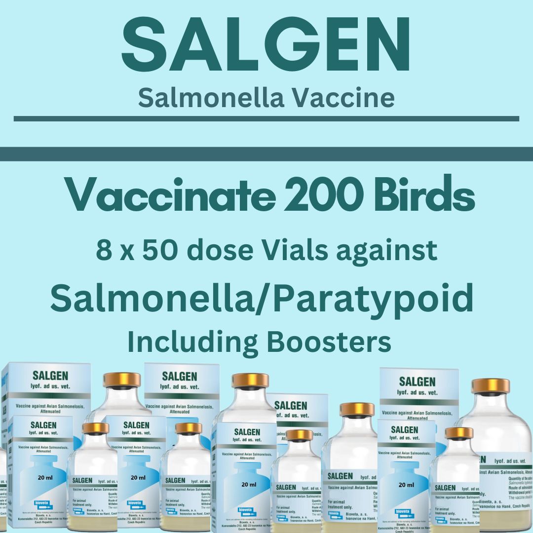 Salgen Salmonella Vaccine(Vaccinate 200 birds)