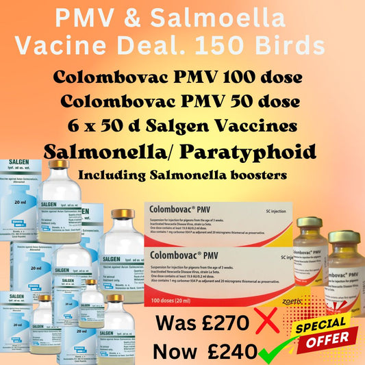 Accord sur le vaccin Super PMV et Salmonella pour traiter 150 oiseaux