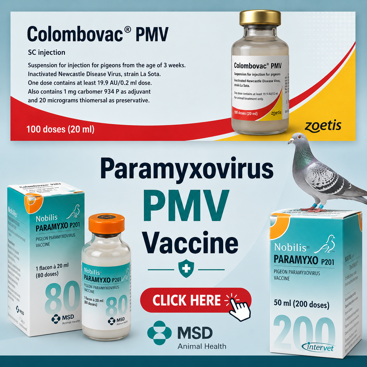 Colombovac PMV and Nobilis PMV