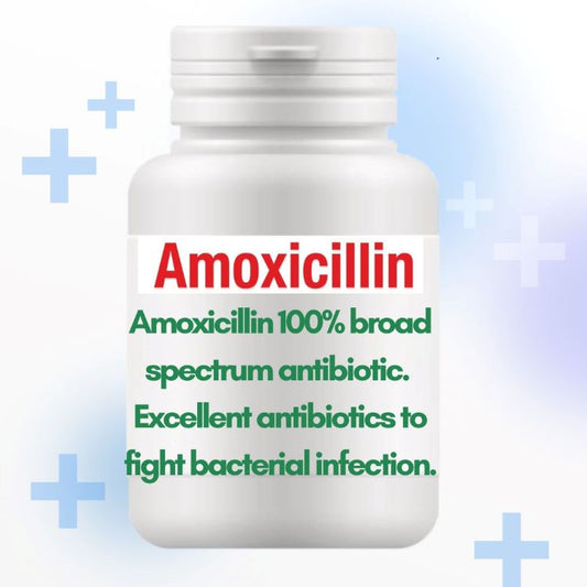 Amoxicillin 100% Broad spectrum Antibiotic to treat 100 pigeons.