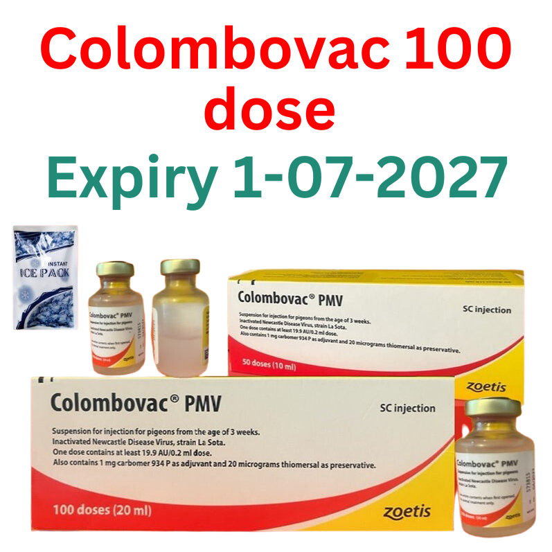 VACCIN CONTRE LE PARAMYXOVIRUS COLOMBOVAC PMV 100 DOSES
