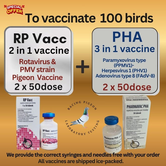 Vaccin contre le rotavirus RP 100 jours, PPMV 2 en 1 + PHA 3 en 1, vaccin contre l'herpès, l'adénovirus, le PMV -100 jours