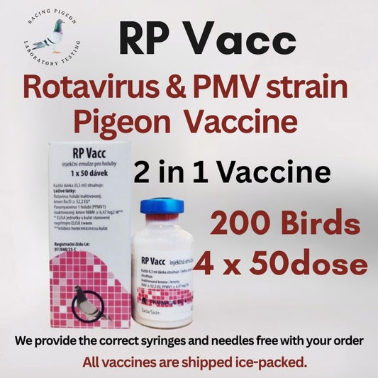 Vaccin 2 en 1 contre le rotavirus RP et le paramyxovirus Ro-DP de type 1 (PPMV1) 200 doses 200