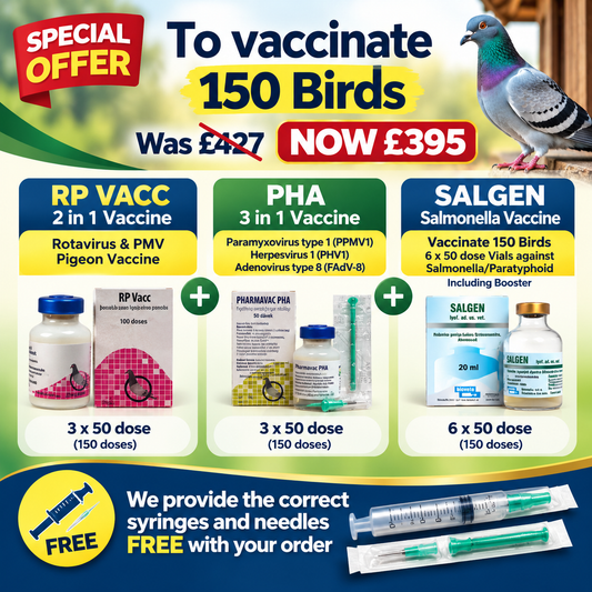 RP 2 in 1  + PHA 3 in 1  + Salgen Salmonella Vaccine 150d