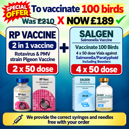 Rotavirus ,PMV and Salgen Salmonella - 100 dose vaccine offer Pack