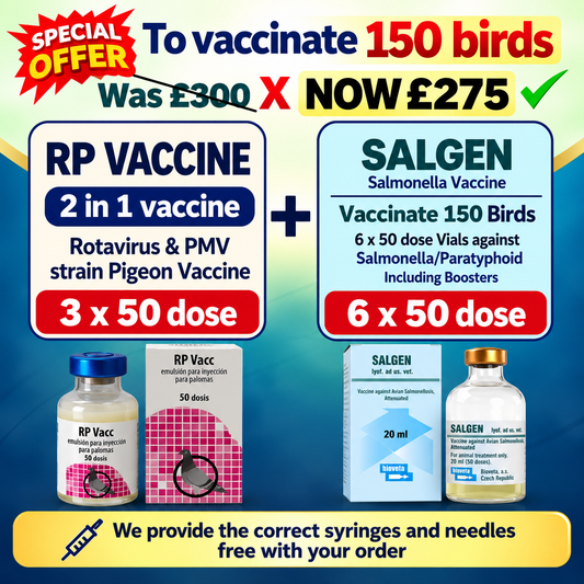 Rotavirus ,PMV and Salgen Salmonella - 150 dose vaccine offer Pack
