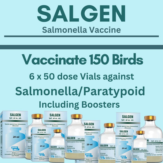 Salgen Salmonella Vaccine (Vaccinate 150 birds)