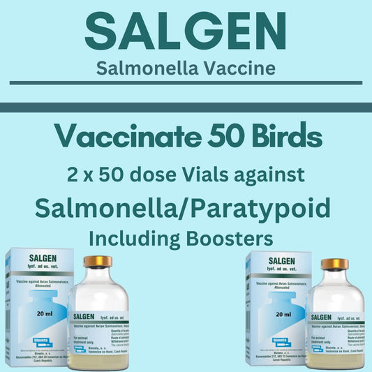 Salgen Salmonella Vaccine (Vaccinate 50 birds)